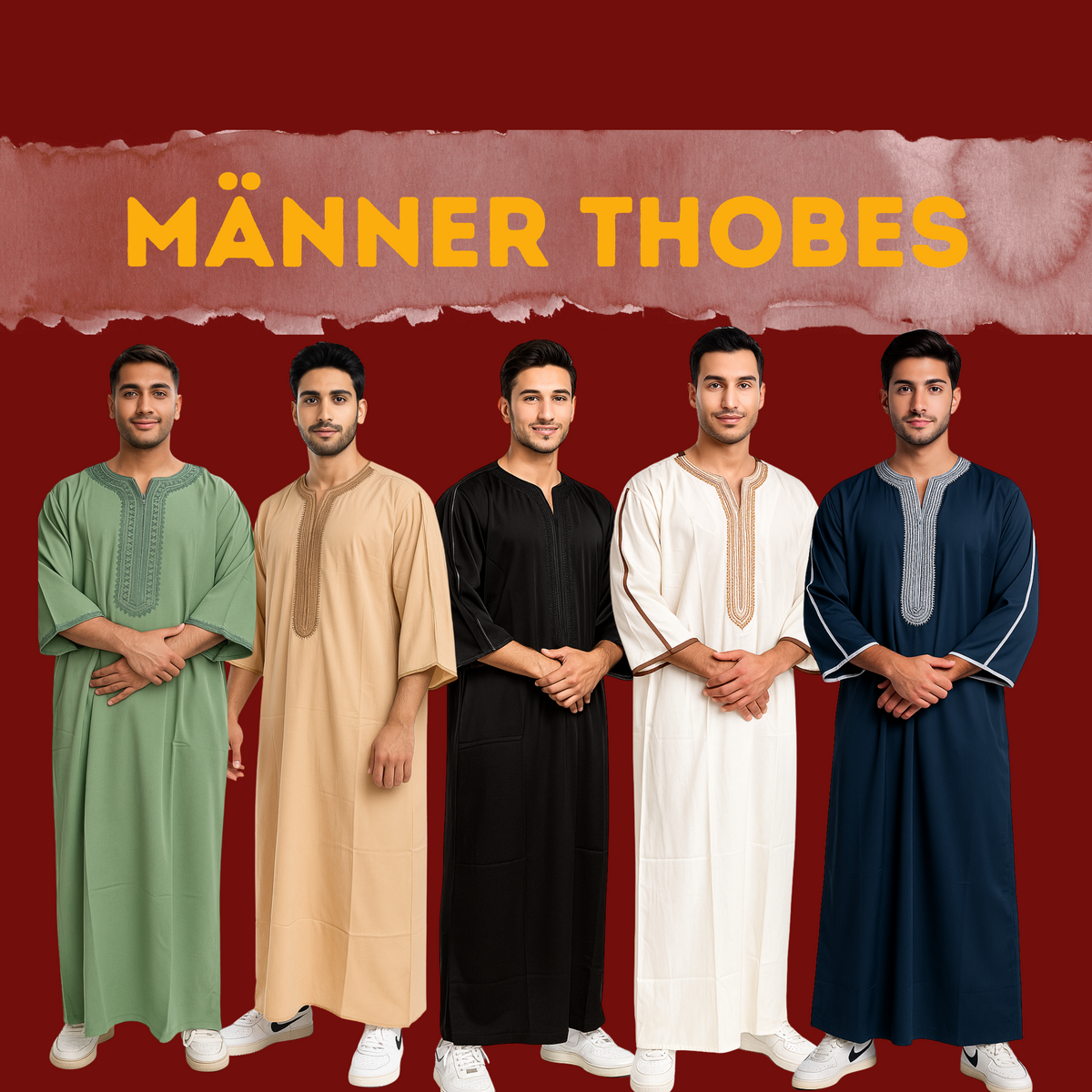 Arabische Männer Thobes