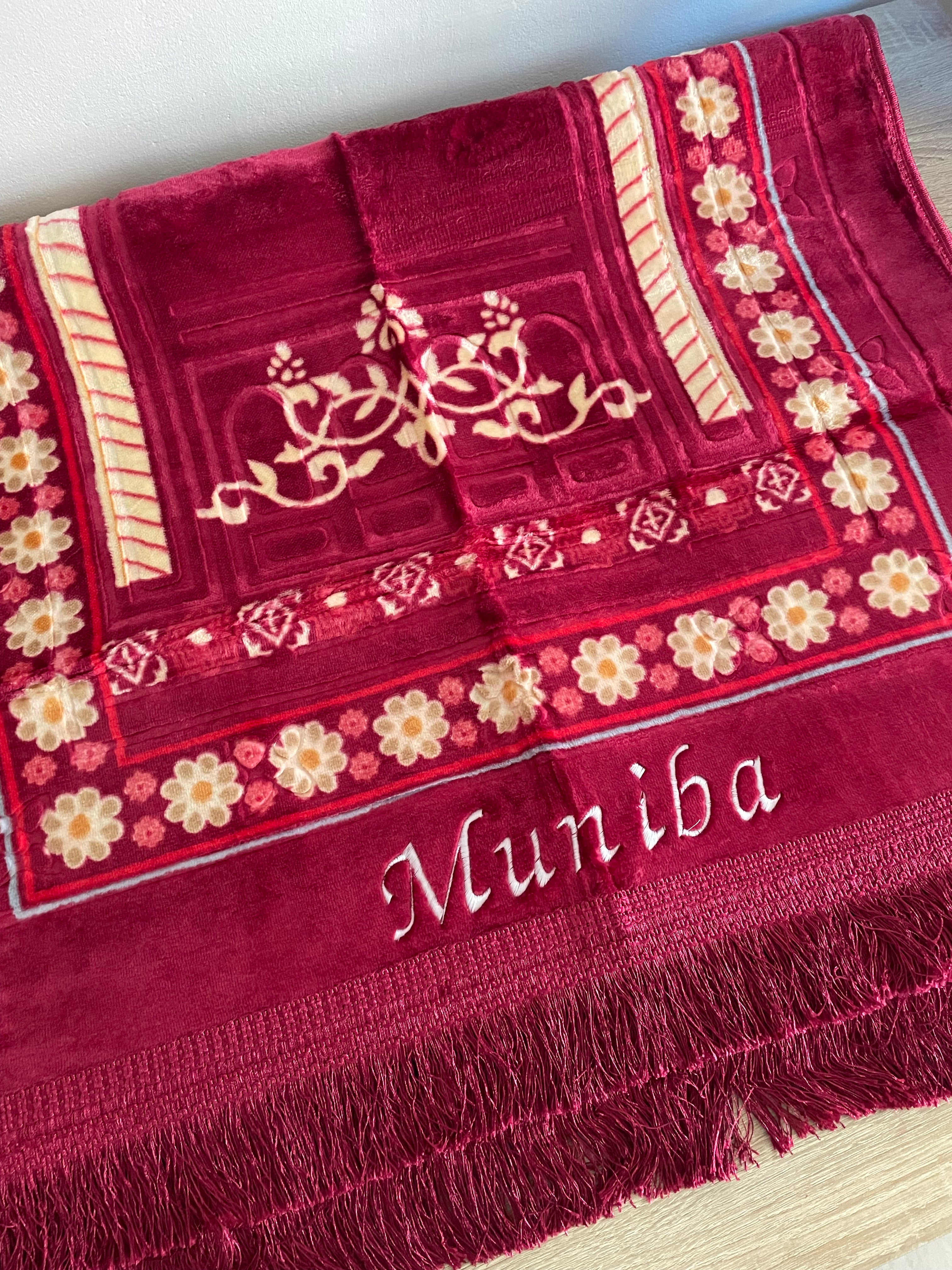 Gepolsterter Gebetsteppich (optional mit Namen 🪡 )