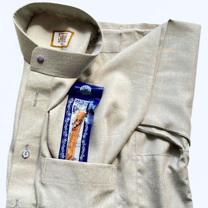 Men's Thobe White + FREE Miswak